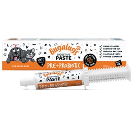 Bugalugs Pre & Probiotic Digestive Paste for Dog & Cat - Gut Health, Digestive Supplements with Fast-Acting Ingredients for Dogs & Cats (60ml)