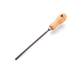 Kings County Tools 8" Round Woodworking Rasp | High Quality Steel Material | Durable and Long-Lasting | 4" Beech Wood Handle