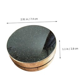 Mikinona Refillable Makeup Powder Container Body Powder Box Puff for Travel Work