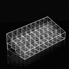 Transparent Acrylic Cosmetic Organizer with 36 Compartments - Girlfriend Gift Organizer