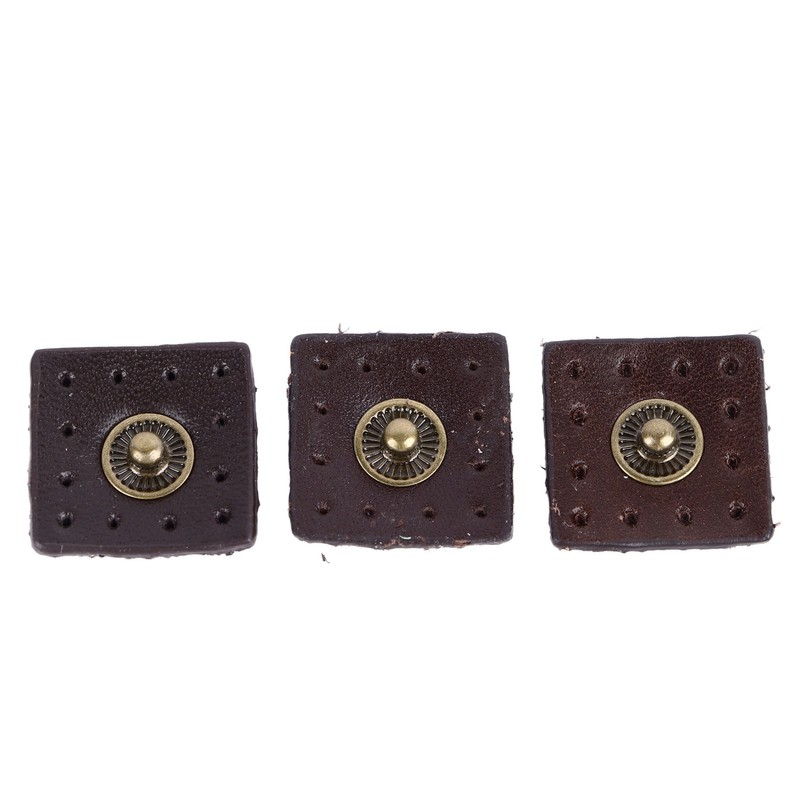 10 Set Leather Snap Buckles Leather Tab Closure Leather Button