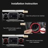 LECART - Fundas de ventilación para Jeep Gladiator de interior