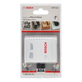 BOSCH Bi-Metal Hole Saw, 8% Cobalt Alloy, Progressive Tooth Design, for Wood and Metals
