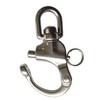 Sunload Snap Shackle with Swivel Eye, Cast Stainless Steel V4A