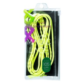 Caterpy MAGIC LACE Magic Lace, Next Generation Shoelaces, Brings Out The Power of Your Feet, 2 Sizes x 10 Colors, electric yellow