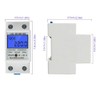 Digital DIN Rail Electricity Meter - 1-Phase 2 Conductors, 32A