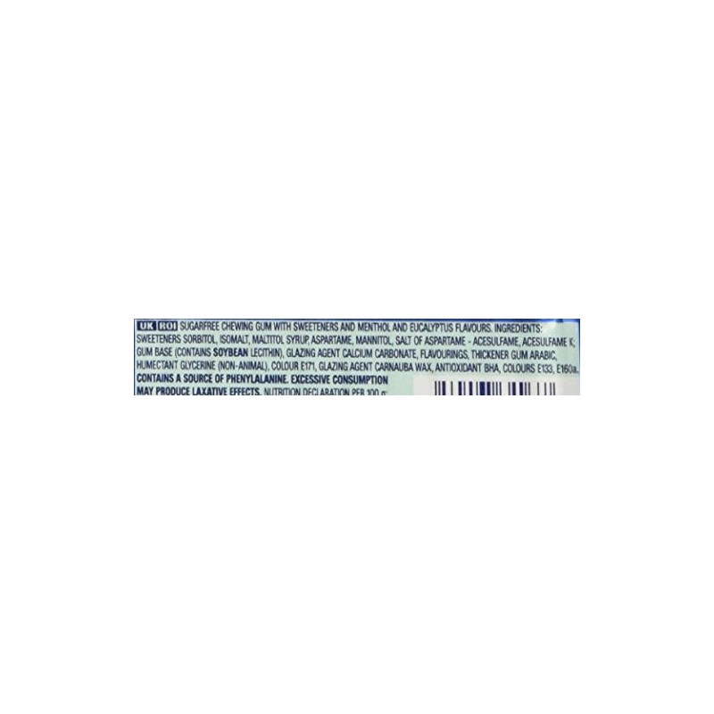 Airwaves Menthol & Eucalyptus Sugarfree Gum (Pack Of 10)