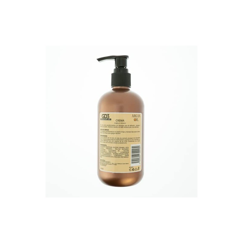 GD3 Crema de rizos con Aceite de Argán 290 ml