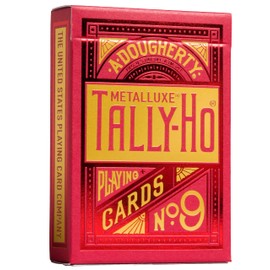 Tally-Ho MetalLuxe Red Playing Cards