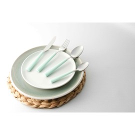 Grunwerg 16BX4312GR 16 Piece Cutlery Set, Stainless Steel, Blue