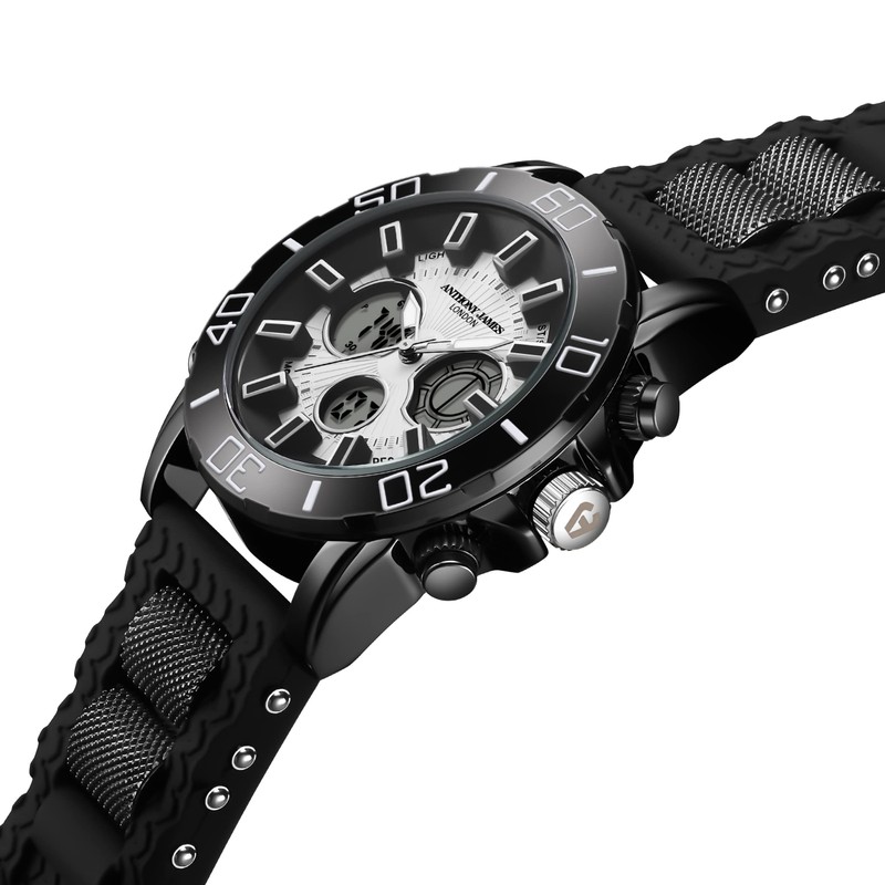 Anthony James Speedster Tactical Watch for Men - Hand Assembled