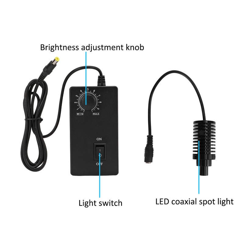 Microscope Coaxial Light Adjustable Brightness Wear Resistant Heat Dissipation Microscope
