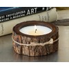 Himalayan Candles Tree Bark Candle, 9 oz., Ginger Patchouli