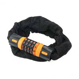 Bicycle 5-Digit Combination Anti-Theft Lock, Dial Type with Toothed Design Latch
