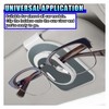 GAOLAOSY 2PCS Sunglasses Holders for Car Visor, Universal Auto Interior