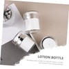 DECHOUS 3Pcs Leakproof Airless Lotion Pump Bottles Portable Cream Containers