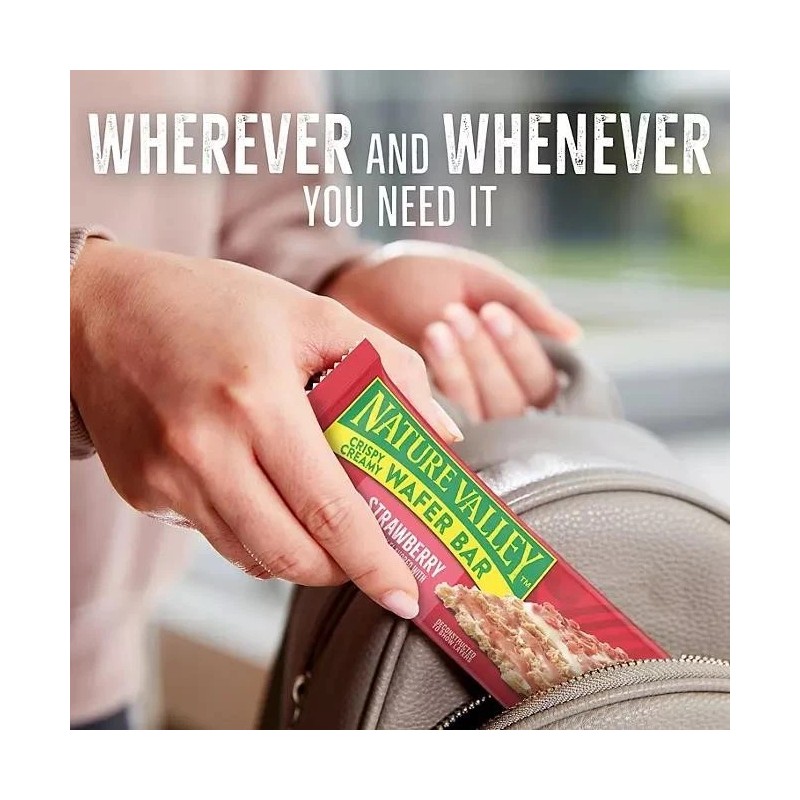 Nature Valley Crispy Creamy Strawberry Wafer Bars, 20 ct. Sweet