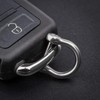 TISUR D-Rings with Screw Shackle, U Shape Key Chains Rings,