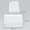 Hapivida 2pcs Swimming Pool Skimmer Lid 19.5x14cm Plastic Skimmer Cover