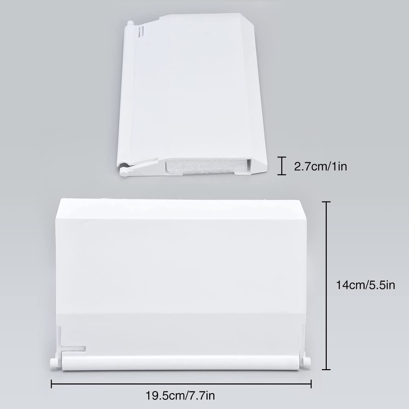 Hapivida 2pcs Swimming Pool Skimmer Lid 19.5x14cm Plastic Skimmer Cover