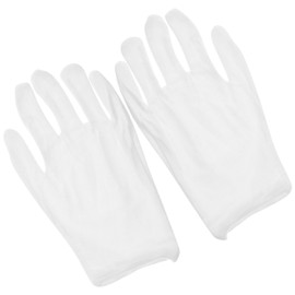 ABOOFAN 6 Pairs Cotton Gloves for Jewelry and Coin Inspection Soft Breathable Work Gloves Comfortable Fit Cotton for Hand Protection and Versatile Use