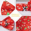 HISDERN Bow Tie Christmas Men's Pre-Tied Christmas Bow Tie and