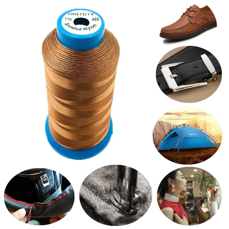 YROTCIV Bonded Nylon Sewing Thread 1500 Yard Size #69 T70