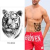 Tiger Tattoos Arm Upper Arm Tattoos Animal Tattoos Fake Tattoos