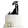 Decoración para tarta de Mr. and Mrs para decoración de