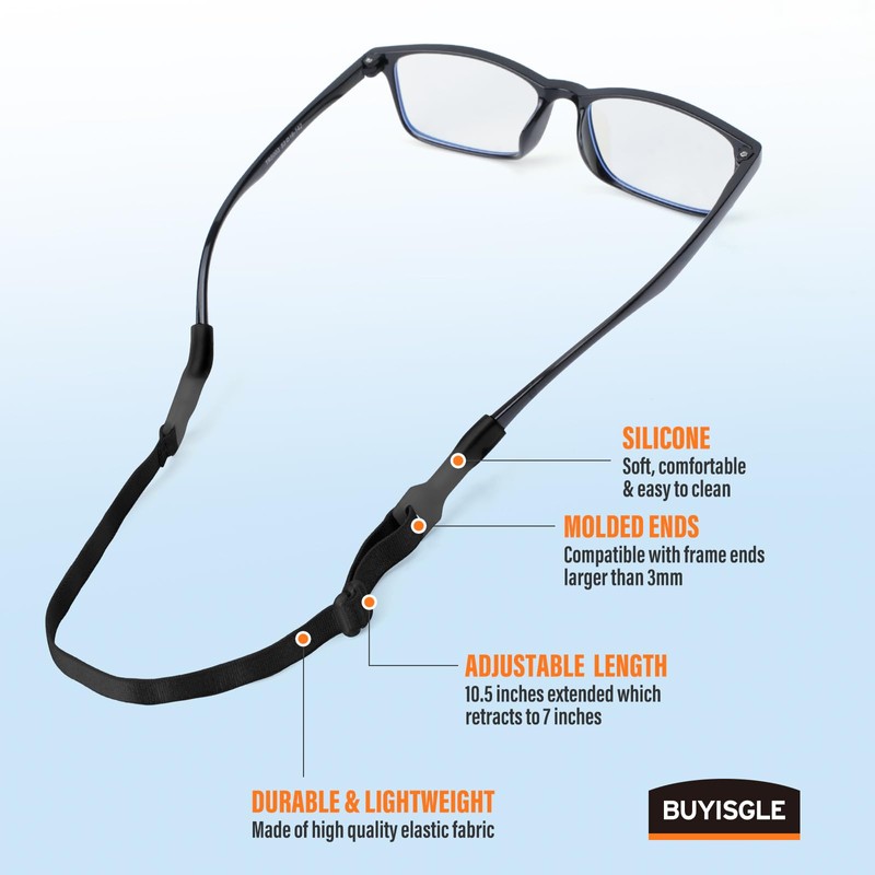 Buyisgle Kids Eye Glasses Strap - No Tail Sunglasses Straps