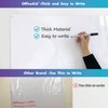 Flexible Jumbo Dry Erase White Board Roll, 41x96 Inch Large