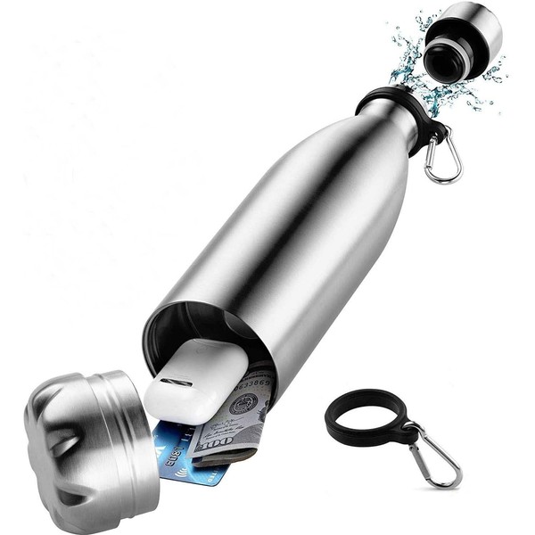 Stainless Steel Stash Can Stash Bottle Diversion Safe Storage Bottle