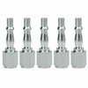 10 Pcs Air Line Connectors - 1/4" BSP Stainless Steel