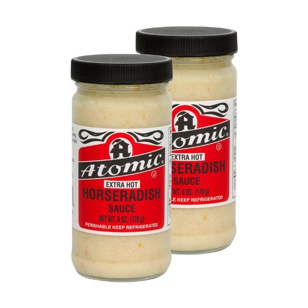 Atomic Horseradish - Extra Hot - "2 Pack" - 6 Oz Jars - 12 Ozs