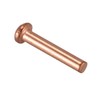 500 Pcs 5/64Inch x 25/64Inch Round Copper Solid Rivets Fasteners