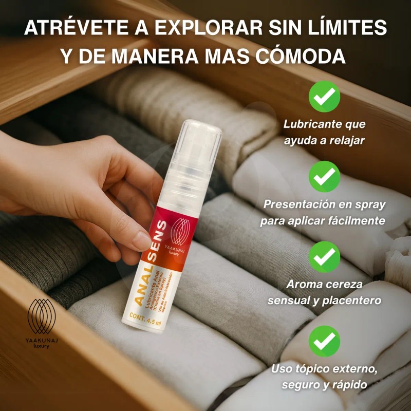 Anal Relax Anal Sens Olor Cereza Yaakunaj Luxury 4.5ml