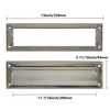 ZAUYX 1 Pack 13inch Brushed Antique Brass, Solid Brass Heavy