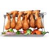 Chicken Leg Rack for Grill with Drip Tray Chicken Wing