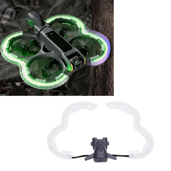 Propeller Guard Bumper, RGB Luminous Protector Bumper Ring Compatible for