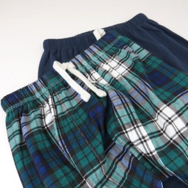 HonestBaby Multipack Honest Pants Joggers Pull on 100% Organic Cotton for Infant Baby and Toddler, Boys, Girls, Unisex, Gordon Plaid, 0-3 Months