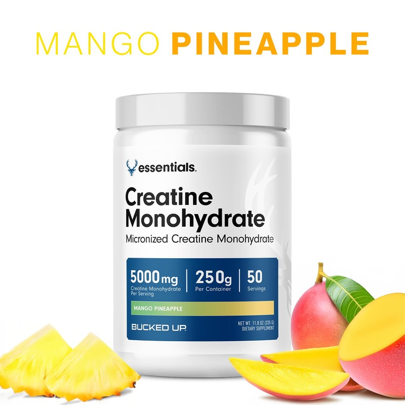 Bucked Up Mango Pineapple Creatine for Women and Men -