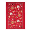 Festive Friends Linen Tea Towel