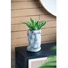 A and B Home 8.9" H Gray Cement Indoor Outdoor