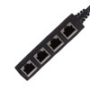 RJ45 Splitter Adapter, RJ45 Ethernet Splitter Cable,1 Male to 4