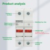 Wengart Fuse Socket RT18-32X, Suitable for RT18 RO15, 2-Pin 10