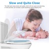 GarveeTech Toilet Seat With Toddler Seat Built In, Round Toilet