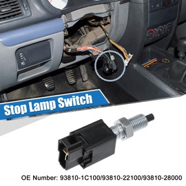 QUARKZMAN Brake Light Switch Brake Light Switch Replacement for Hyundai Elantra Base GL GLS 1996-2000 for Hyundai Santa Fe Base GLS LX No. 93810-1C100/93810-22100