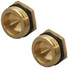 2 Pack RP2865 Push-Button Diverter Plug, Brass Plug for Faucet