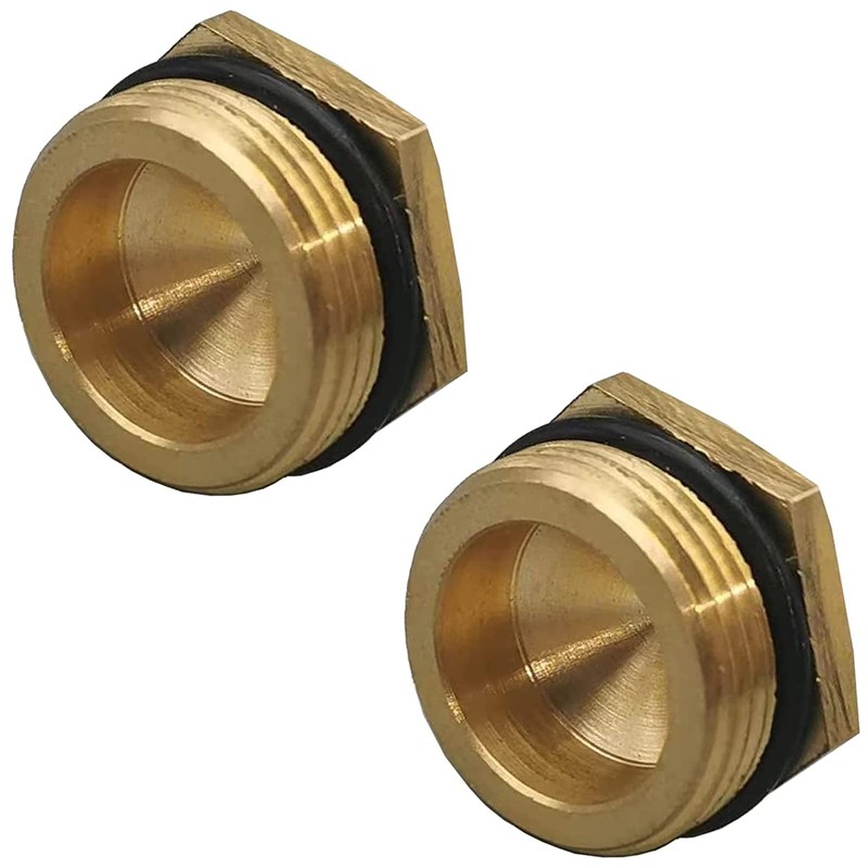 2 Pack RP2865 Push-Button Diverter Plug, Brass Plug for Faucet