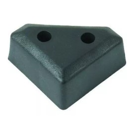 Herrajes Guerrero Pata Para Muebles Sala Triangular De Plástico Paquete De 50